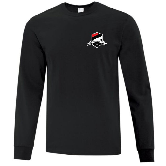 Left Chest Logo Long Sleeve Soft Cotton Shirt